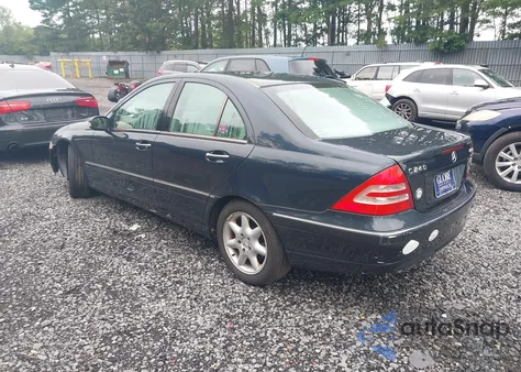 2004 Mercedes-Benz C 240 4Matic from USA, damaged, VIN WDBRF81J54F463605